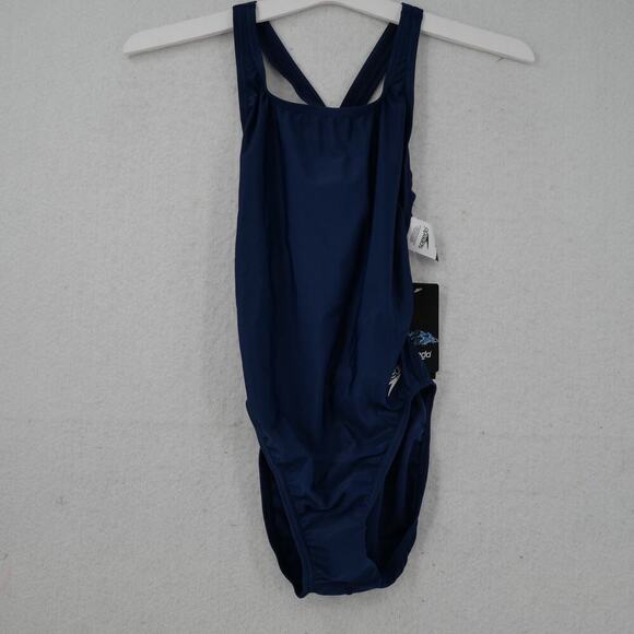 NEW Speedo Women's 8 Pro LT One Piece Swimsuit Navy Blue Size 34 - Picture 7 of 9